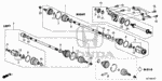 44327S04N01 - Chassis: BAND B, DRIVESHAFT (NIPPON HATSUJO) for Honda Image