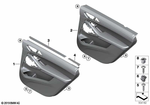 51429474270 - : Door Trim Panel, Rear, Right for BMW Image