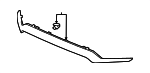 71150T6ZA60 - Body: Upper Trim for Honda Image