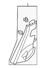 7P0867765E3G4 - Body: Wheelhouse Trim for Volkswagen: Touareg Image