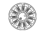 LR099111 - Suspension: Wheel, Alloy for Land Rover: Range Rover Image
