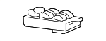 84820AE012 - Body: Window Switch for Scion: xA, xB | Toyota: Camry, Corolla, Matrix, Sienna Image