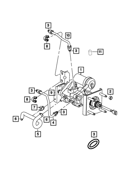 Power Brake Booster for 2014 Ram 3500 #0