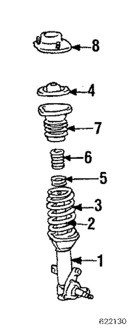 Struts & Suspension Components for 1989 Mitsubishi Starion #0