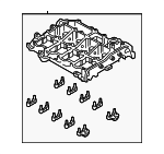 LR180971 - Engine: Valve Cover for Land Rover: Defender 110, Defender 90, Discovery, Discovery Sport, Range Rover, Range Rover Evoque, Range Rover Sport, Range Rover Velar Image