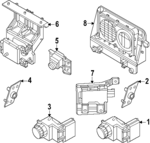 99130CV600 - : Radar Sensor for Kia: EV6 Image