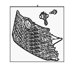 531010E620 - : Grille Assembly for Lexus Image