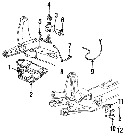 Ride Control Components for 1992 Cadillac Eldorado #0