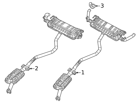 Mufflers for 2024 Jeep Grand Cherokee #0