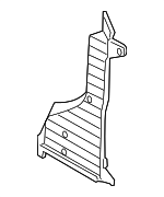 LR010561 - Belts &amp; Cooling: 2006-2009 Land Rover Range Rover - Radiator Lower Bracket for Land Rover: Range Rover Image