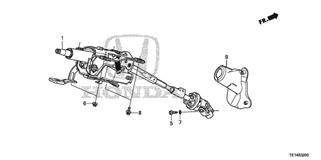 Steering Column for 2012 Honda Accord #0
