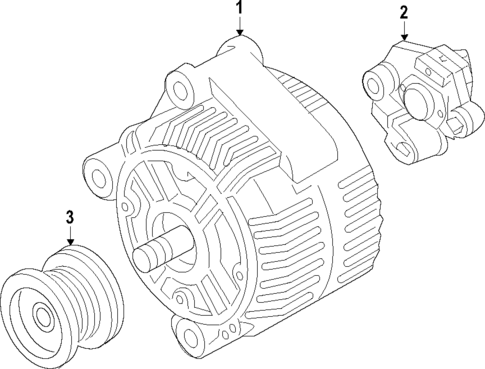 Alternator for 2020 Volvo S60 #1