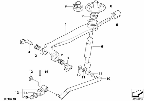 Gearshift Manual Transmission for 2005 BMW 545i #0