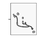 PAB82072000 - HVAC: Upper Press Line for Porsche: Cayenne Image