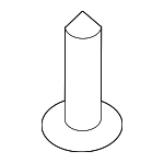 30622529 - Body: Front Sill Plate Screw for Volvo: C40 Recharge, EC40, S60, S90, V60, V60 Cross Country, V90, V90 Cross Country, XC90 Image