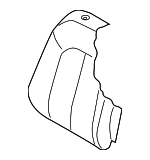 4K0881807AMPCN - Body: Seat Back Cover for Audi: e-tron S, e-tron S Sportback, S6, S7 Sportback, SQ8 e-tron, SQ8 e-tron Sportback Image