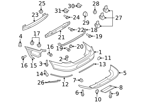 Parking Aid for 2010 Volkswagen CC #4