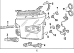 84924364 - Electrical: Center Bracket for Chevrolet: Silverado 1500, Silverado 1500 LTD Image
