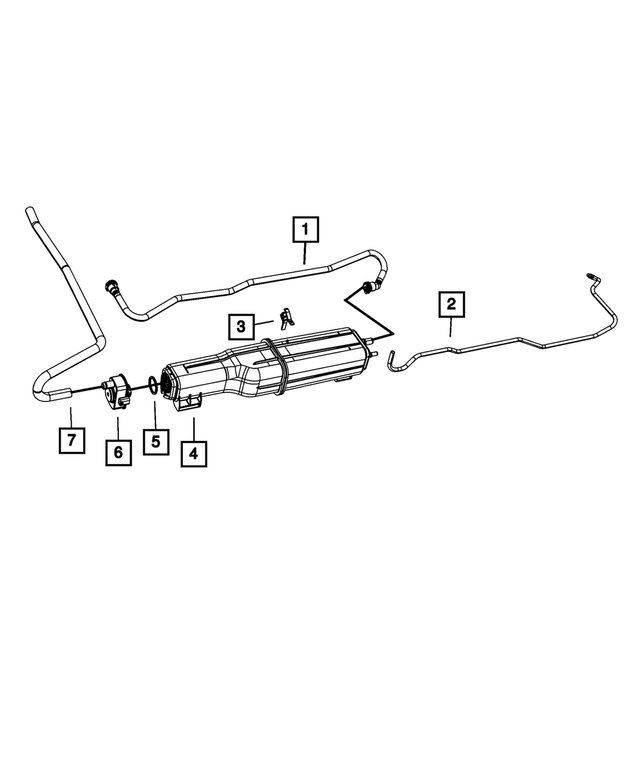 55398804AA - Emission Controls: Clean Air Hose for Mopar Image