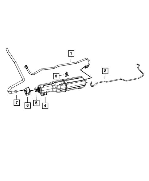 Vacuum Canister/Leak Detection Pump for 2010 Dodge Ram 1500 #0