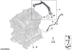 11155A33228 - Engine: Sealing Kit, Engine Ventilation Line for BMW Image