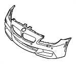 51118068941 - Body: Bumper Cover for BMW: 640i, 640i Gran Coupe, 640i xDrive, 640i xDrive Gran Coupe, 650i, 650i Gran Coupe, 650i xDrive, 650i xDrive Gran Coupe Image