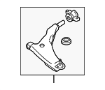 MR554376 - Suspension: Lower Control Arm for Mitsubishi Image