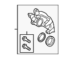 LR102242 - Brakes: Disc Brake Caliper for Land-Rover Image
