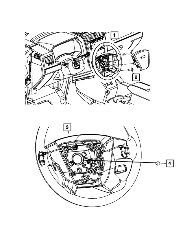 « 1EB83XDVAA – Steering : Direction Volant pour Mopar Image »