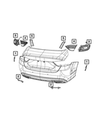 68110374AA - Electrical: Fascia Reflector, Right for Mopar Image