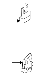 804005AA0B - : Hinge for Nissan: Altima, Maxima, Murano, Pathfinder, Rogue Image