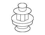 624890E010 - Body: Roof Trim Clip for Toyota Image