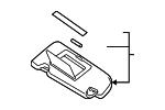 964006HP3B - Body: Sun Visor for Nissan Image