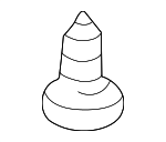 90667S0D003ZC - Body: Trunk Side Trim Clip for Acura Image