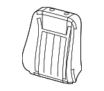 1QP22ZJ3AA - Body: Seat Back Cover for Mopar Image