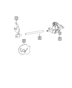 68658471AA - MP3022; Transfer Case: Range Fork for Mopar Image