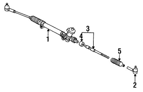 Steering Gear & Linkage for 1991 Saturn SL2 #3