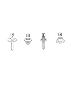 68340509AA - Electrical: Screw for Mopar Image