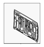 641010C140 - Body: Back Panel for Toyota: Tundra Image