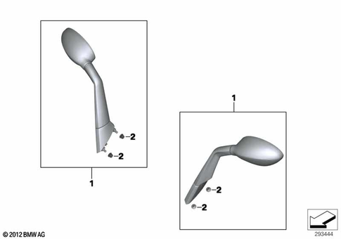 Mirrors, Trim, Storage Compartments for 2017 BMW-Motorrad C 650 Sport #1