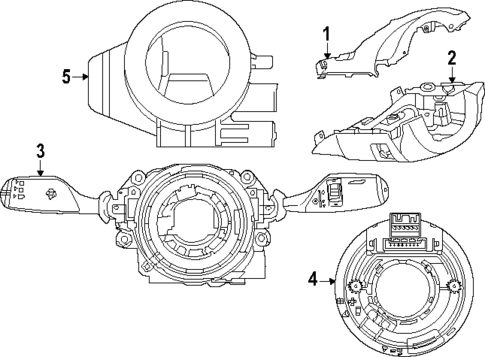 Shroud, Switches & Levers for 2025 BMW 550e xDrive #0