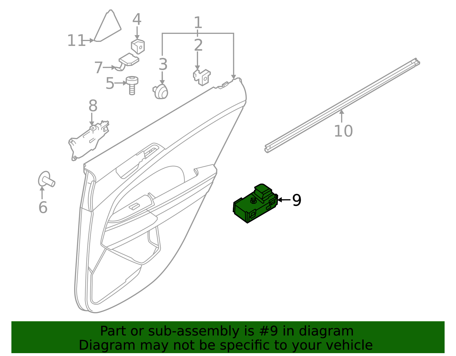 93581-P1000 - Window Switch Kia.Parts Store