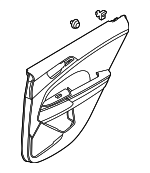 83307P1000B45 - Body: Door Trim Panel for Kia: Sportage Image