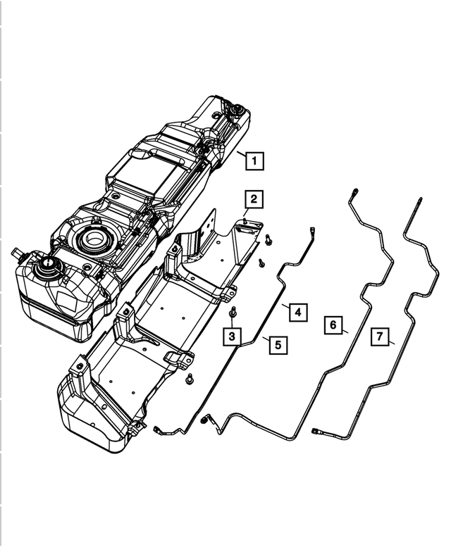 52126029AB - Fuel: Fuel Vapor Tube for Mopar Image