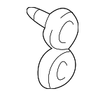 B50168D11B09 - Body: Trim Panel Assembly Cap for Mazda: Protege, Protege5 Image