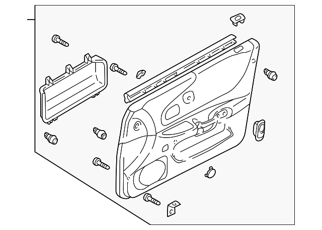 2002-2003 Mazda Protege5 Trim Panel Assembly BN5V-68-420B-65 | OEM