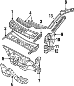 6412060B00 - : Reinforcement for Suzuki Image