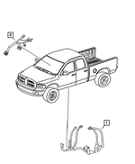 68043430AC - Electrical: Body Wiring for Ram: Dakota Image
