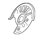 3QF615612A - Brakes: Splash Shield for Volkswagen: Atlas, Atlas Cross Sport Image image