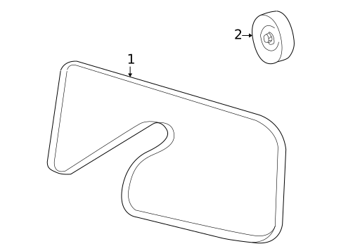Belts & Pulleys for 2001 Lexus IS300 #0